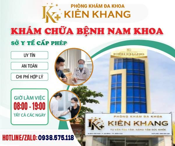 khám nam khoa tại phòng khám đa khoa kiên khang